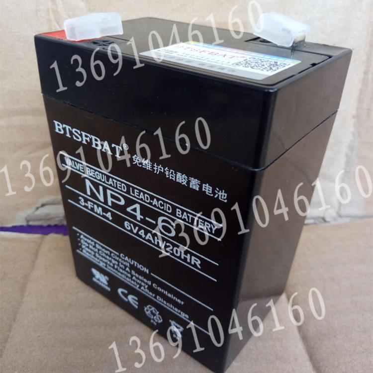 6V4Ah/20Hr童车蓄电池电子秤6伏耀华xk3190A12E仪表电瓶4.0