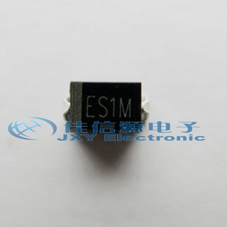 超快恢复二极管 ES1M 1A 1000V SMA DO-214ac 2000只/盘=85元