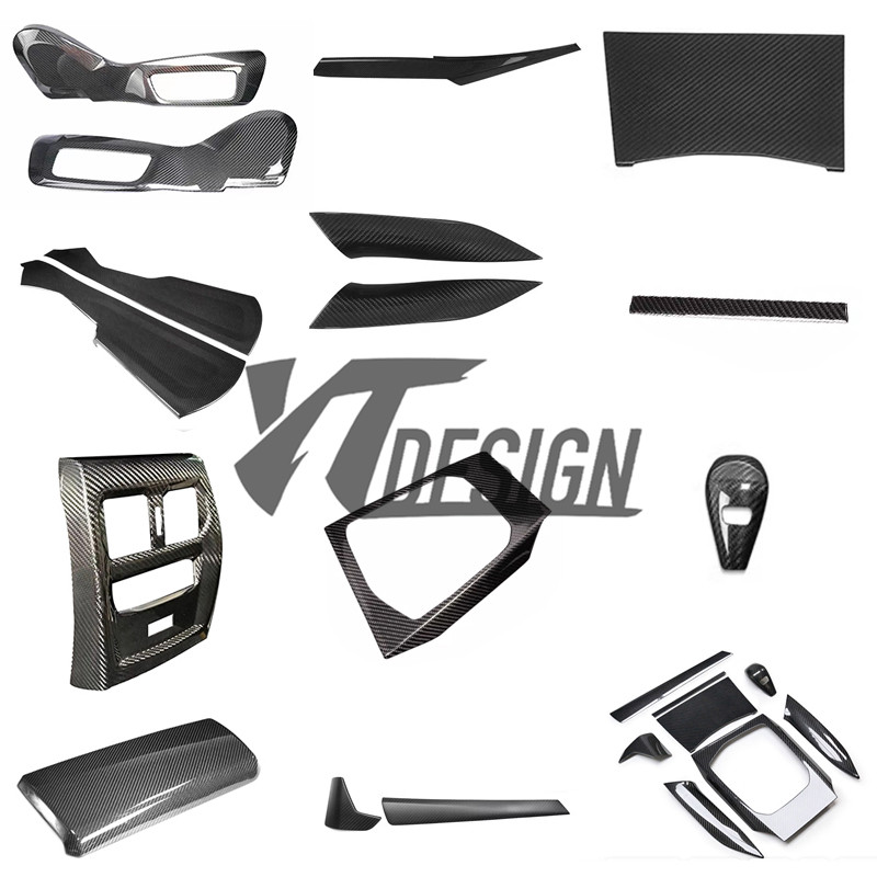 适用于宝马新款4系G22干碳纤维改装件内饰出风口中控座椅装饰板