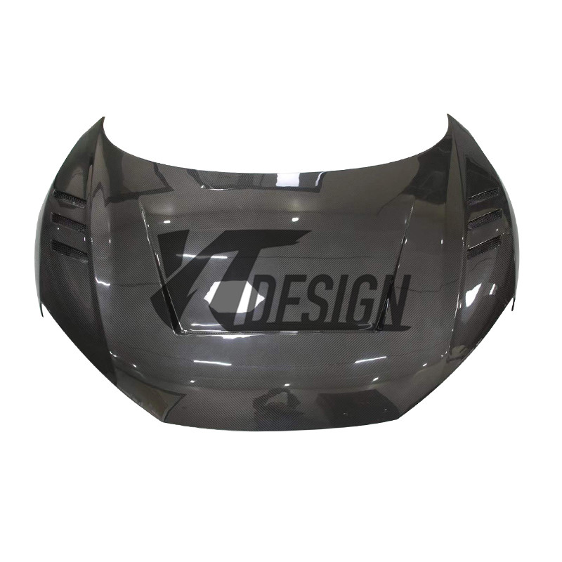 适用于16-至今款奥迪R8 碳纤维改装件 开孔机盖引擎盖发动机头盖