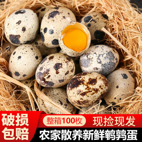 耕果妙农家散养新鲜鹌鹑蛋100枚