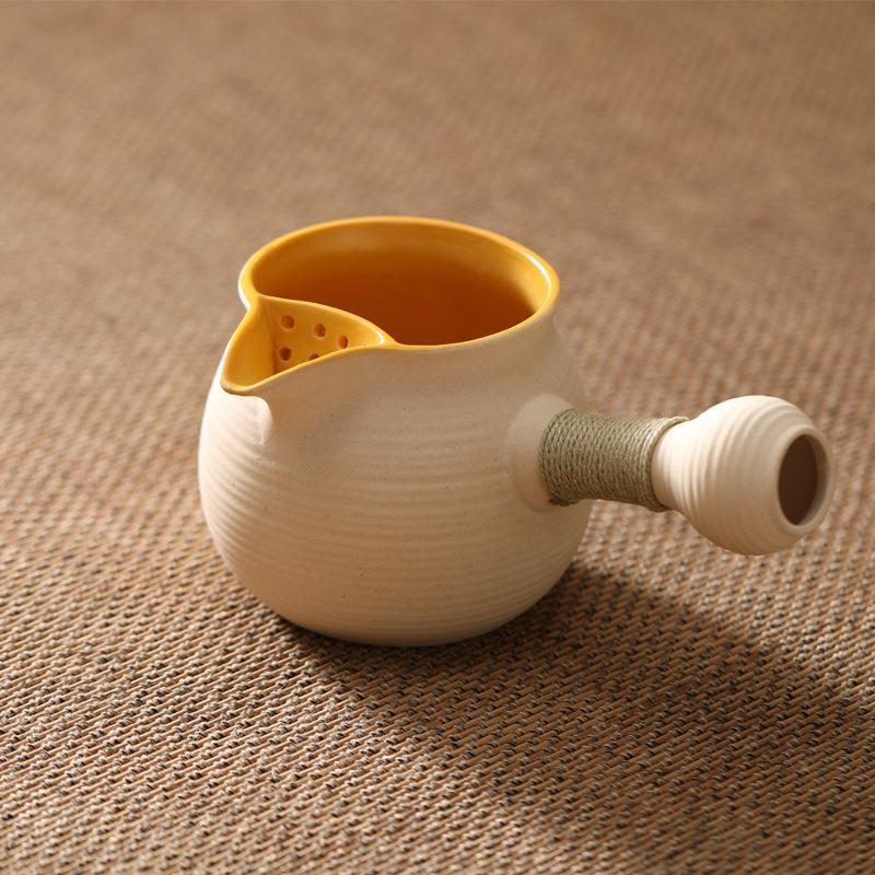 烤奶茶罐陶瓷大罐罐茶煮茶器煮茶壶古法围炉煮茶奶茶壶侧把壶套装