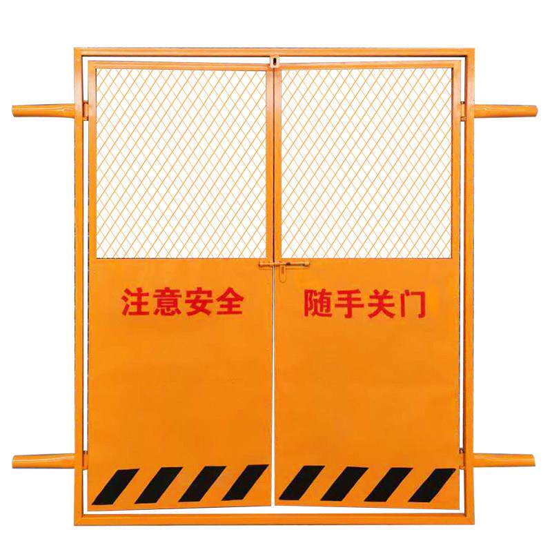 施工电梯防护门护栏网楼层人货梯升降机安全门工地电梯井口防护门