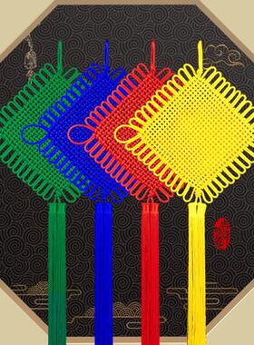 中国结挂饰客厅大号蓝色绿色黄色新年装饰玄关过年中国节春节挂饰