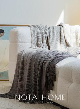 毯子梯度灰色休闲沙发套毯子休闲毯子空调毯子午睡披肩B&B床边毯