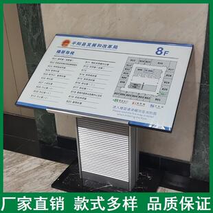 定制导视台楼层索引牌商场平面总图导览导向台导览台广告牌立式