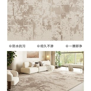 家用免v洗可擦侘寂复古轻奢高级茶几沙发卧室地 地毯客厅2024新款