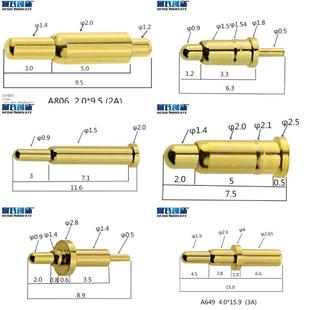 铜插针充电插针镀金 弹簧顶针 A559定制优质pogopin.探针 伸缩