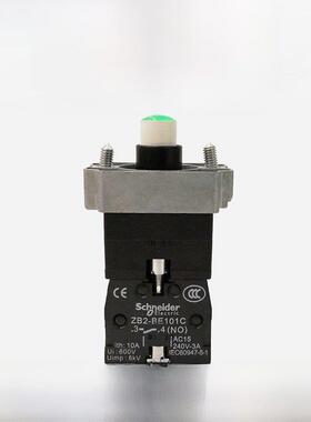 ZB2BWB31C带绿色LED灯带1常开触点XB2按钮基座24V BWM42C红色常闭