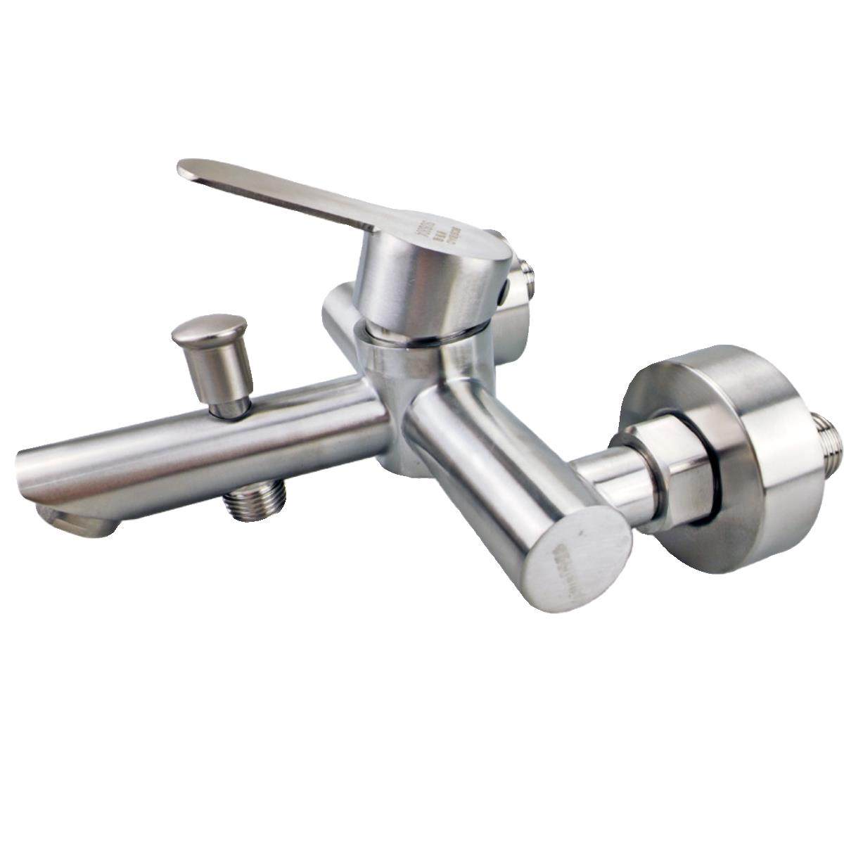 SUS304不锈钢淋浴三联明暗装冷热冲凉花洒阀门单把手开关浴缸龙头,3C数码配件,USB多功能数码宝,淘宝优惠券,粉丝福利购,淘宝优惠卷