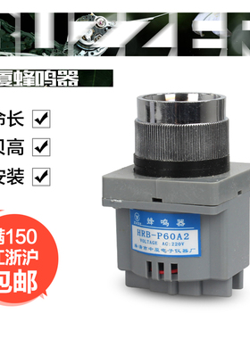 中厦电子电磁式线圈蜂鸣器 HRB-P60CBZ-30/KH-4025D开孔30mm25