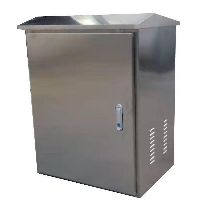 室外不锈钢配电箱网络机柜交换机功放落地柜户外防水监控箱设备柜