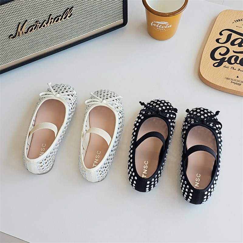 2371童鞋2025夏款韩版闪亮水钻镂空公主凉鞋时装鞋26-35码皮鞋