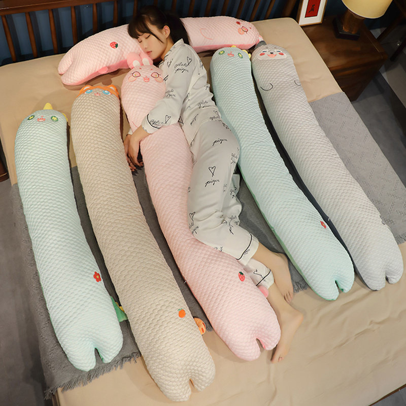 抱枕女生睡觉专用床上夹腿抱着睡觉公仔长条布娃娃可拆洗陪睡玩偶
