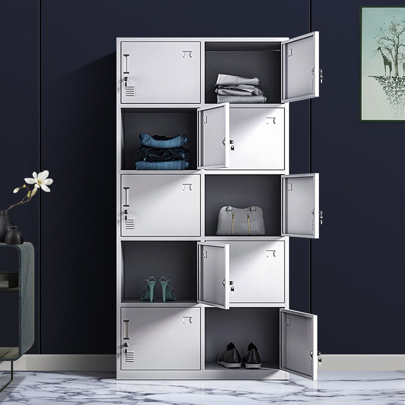 和而美更衣柜工厂员工私人物品衣物储存柜碗柜冷轧钢文件柜