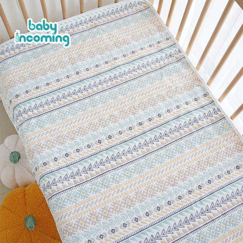 婴儿六层纱布软凉席儿童吸汗透气小床单宝宝幼儿园双面可机洗床盖