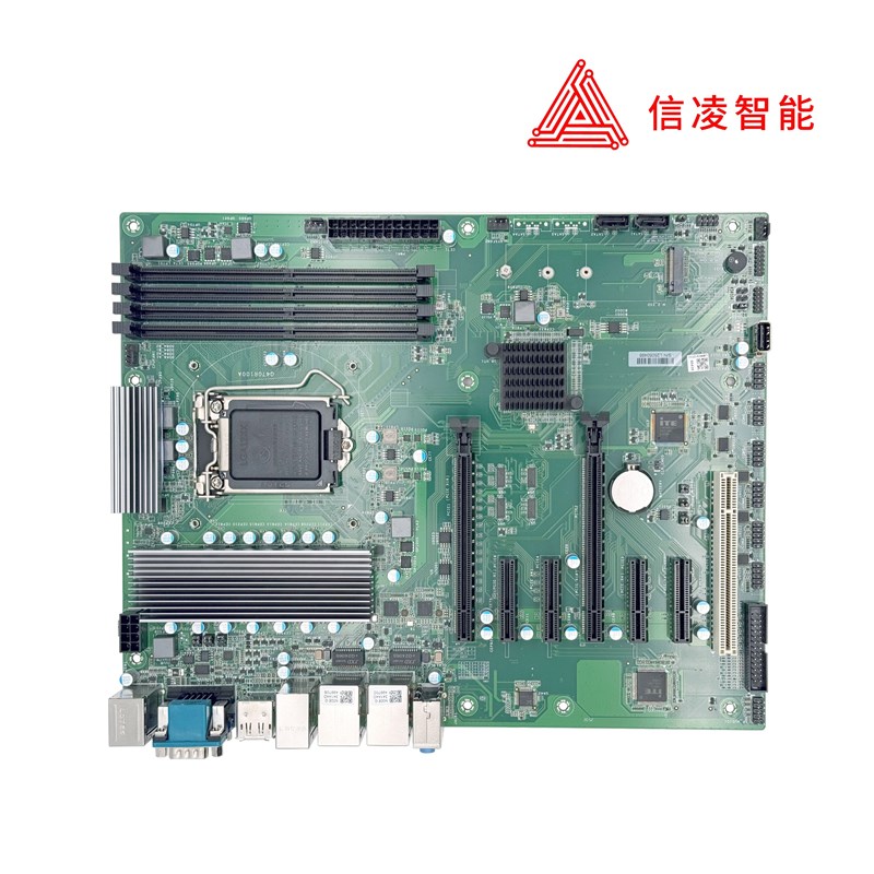 信凌Q470/Z490 ATX大母板 10代/11代 6PCIE视觉工控主板