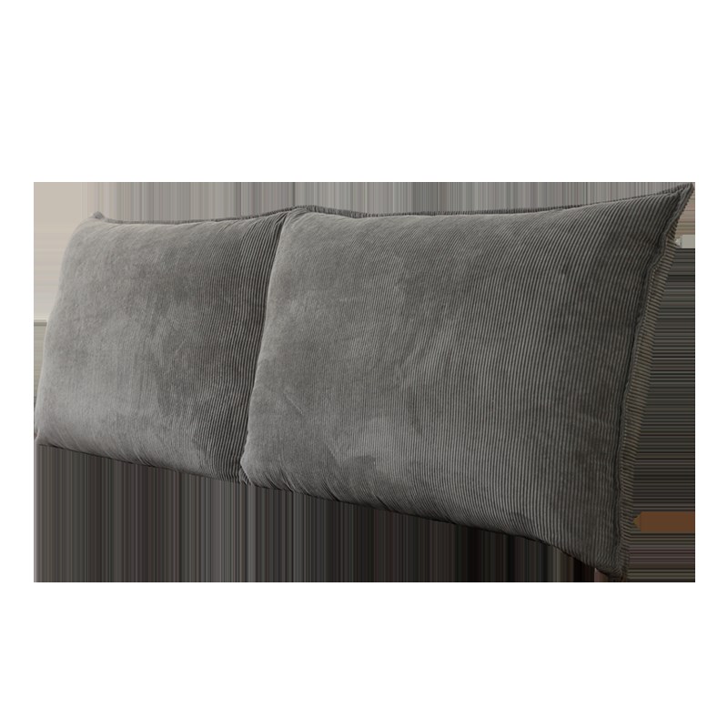 无床头靠垫直接靠墙高级感床上靠背垫铁艺悬浮床铁架套罩靠背软包