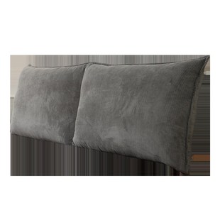 无床头靠垫直接靠墙高级感床上靠背垫铁艺悬浮床铁架套罩靠背软包