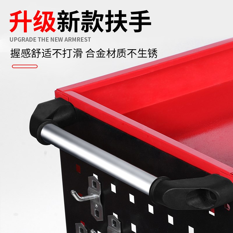 三层工具车多功能汽修三层工具柜汽车维修移动架子层抽屉式小推车