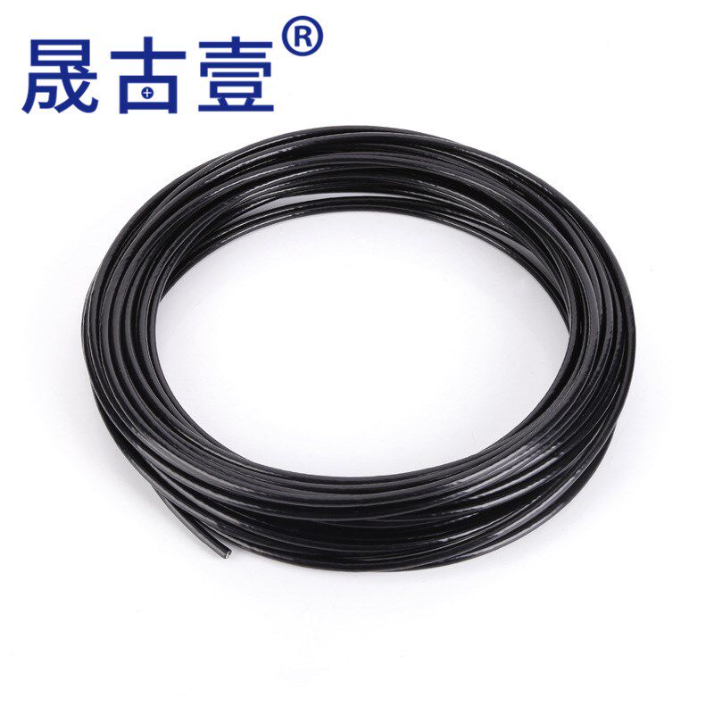 绳线4 黑色包5mm胶1包塑钢v丝2包塑钢丝绳涂塑  430 6不锈钢丝绳3
