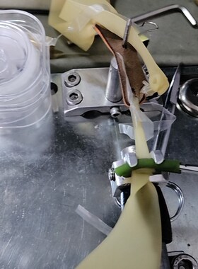 素色双股皮筋6028.5022.4822.4525带定位3.0加厚皮兜手工绑1.2厚