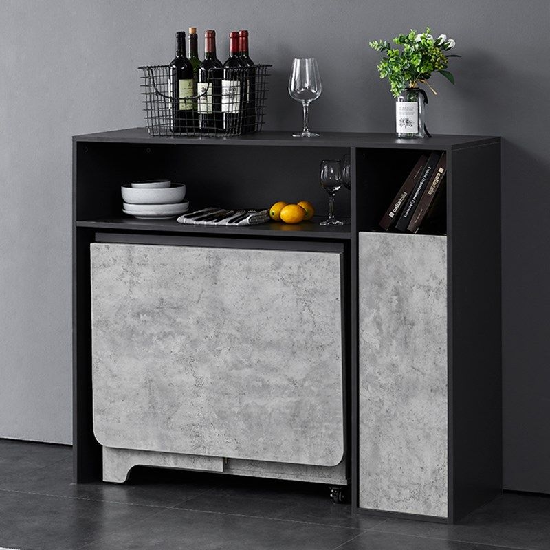 小户型折叠餐桌家用长方形伸缩可收纳省空间吃饭折叠餐桌椅子组合,住宅家具,板木餐桌,淘宝优惠券,粉丝福利购,淘宝优惠卷