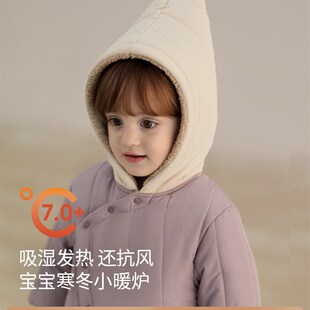 宝宝冬季加绒棉服l加厚保暖女宝连帽外出服男宝连体棉衣婴幼儿冬