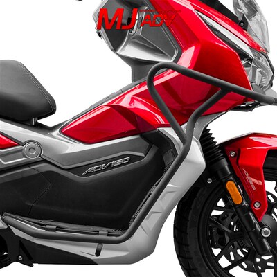 适用于大阳ADV150改装保险杠高碳钢护杠竞技防摔杠车身大包围护架