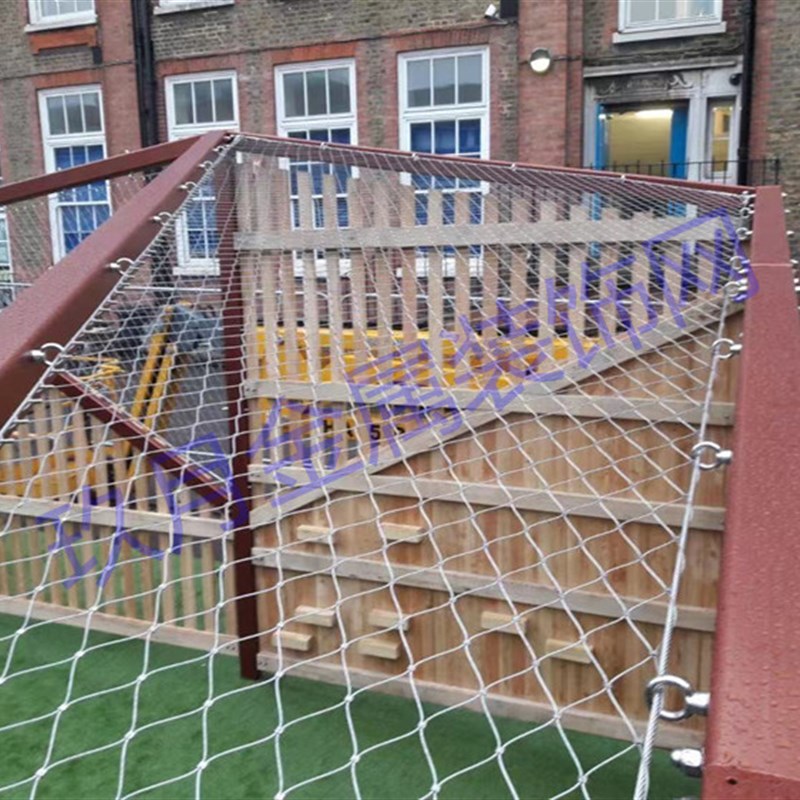 316304不锈钢防坠网绳网防护钢丝绳网高空隐形防坠物不锈钢安