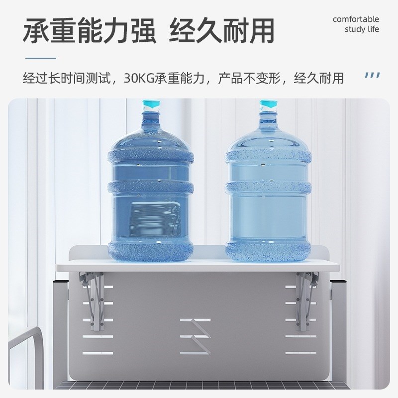 学生宿舍床上桌折叠电脑桌寝室书桌小桌子上下铺床头侧悬空置物架