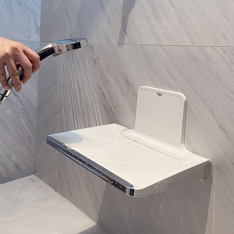 浴室折叠凳淋浴椅家用卫生间壁挂洗澡椅座椅防滑冲凉凳坐凳换鞋凳