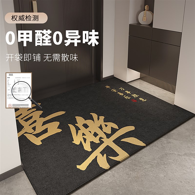 高级感地垫入户门进门地毯门口家用门垫玄关防滑可裁剪定制脚垫子