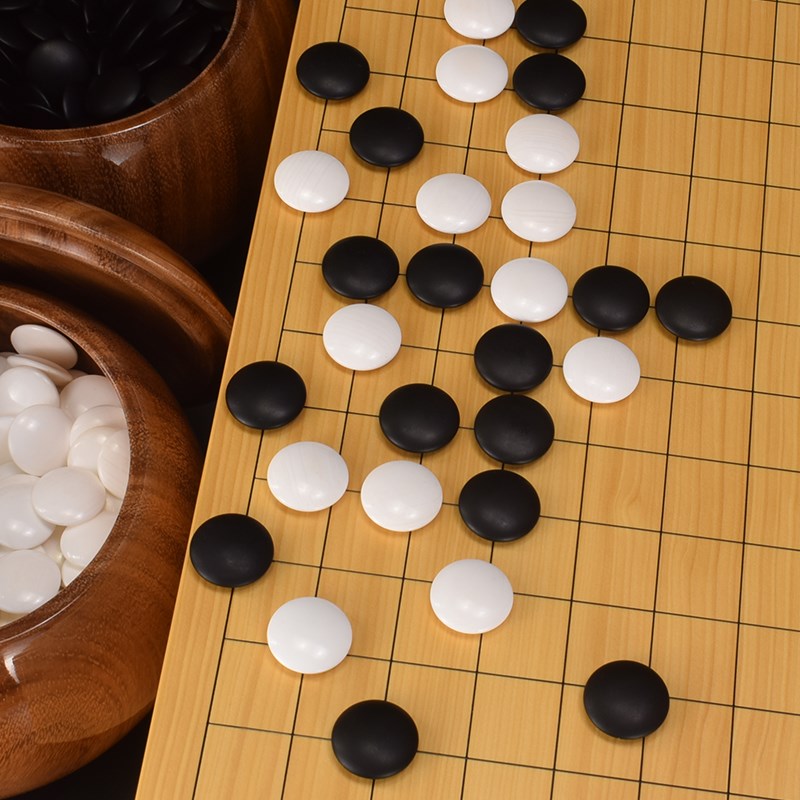 五子棋围棋棋盘13路香榧木碁盤柾目本榧3310-3313