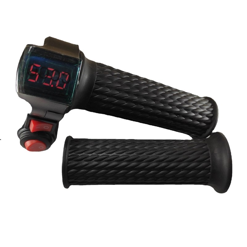 红屏麻花开关+开关电动车转把电动车配件调速把节气门手把