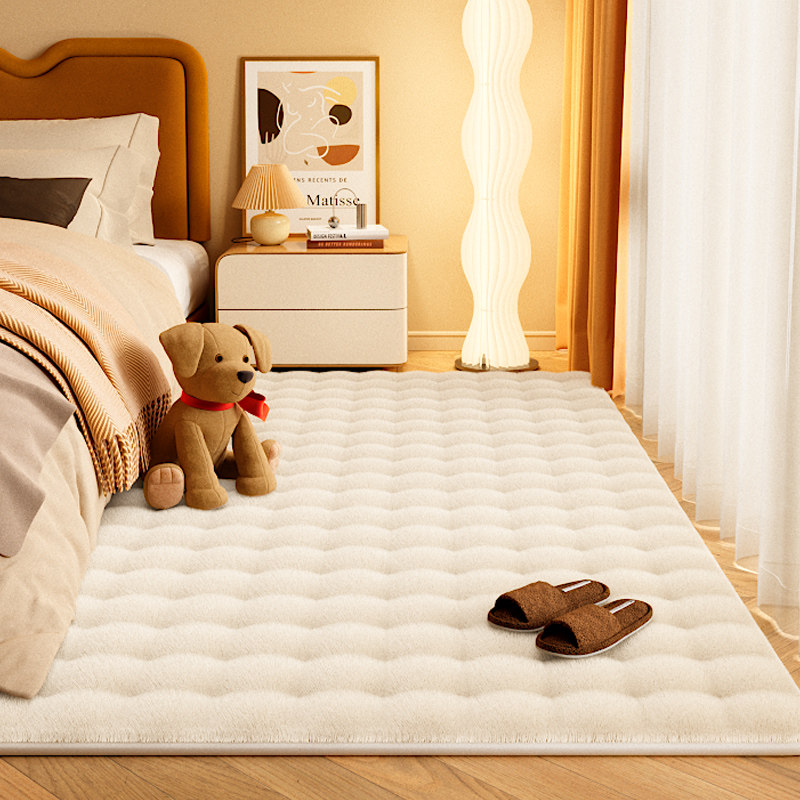 暖感兔兔绒床边毯地垫布毯冬季加厚客厅防滑榻榻米卧室铺垫ins风,居家布艺,地毯,淘宝优惠券,粉丝福利购,淘宝优惠卷