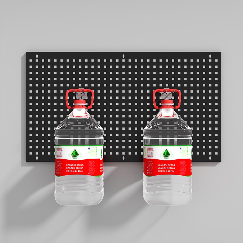 货架洞洞板配件多功能置物架方孔金属五金工具挂板墙收纳展示架