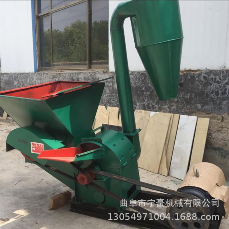 新品玉米破碎打渣机 全q自动自y动进料粉草机 秸秆花生秧麦草稻草