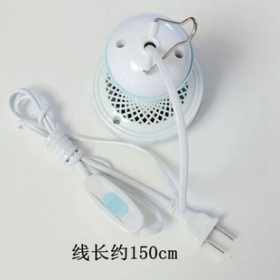扇 蚊帐小吊扇风扇迷你小o型微风静音床上电风扇学生宿舍家用挂式