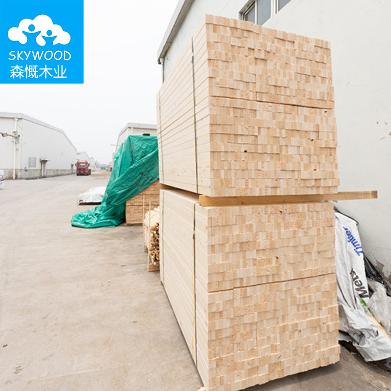 森慨建筑工地木方龙骨轻木条 天然生态实木天花板吊顶木龙骨
