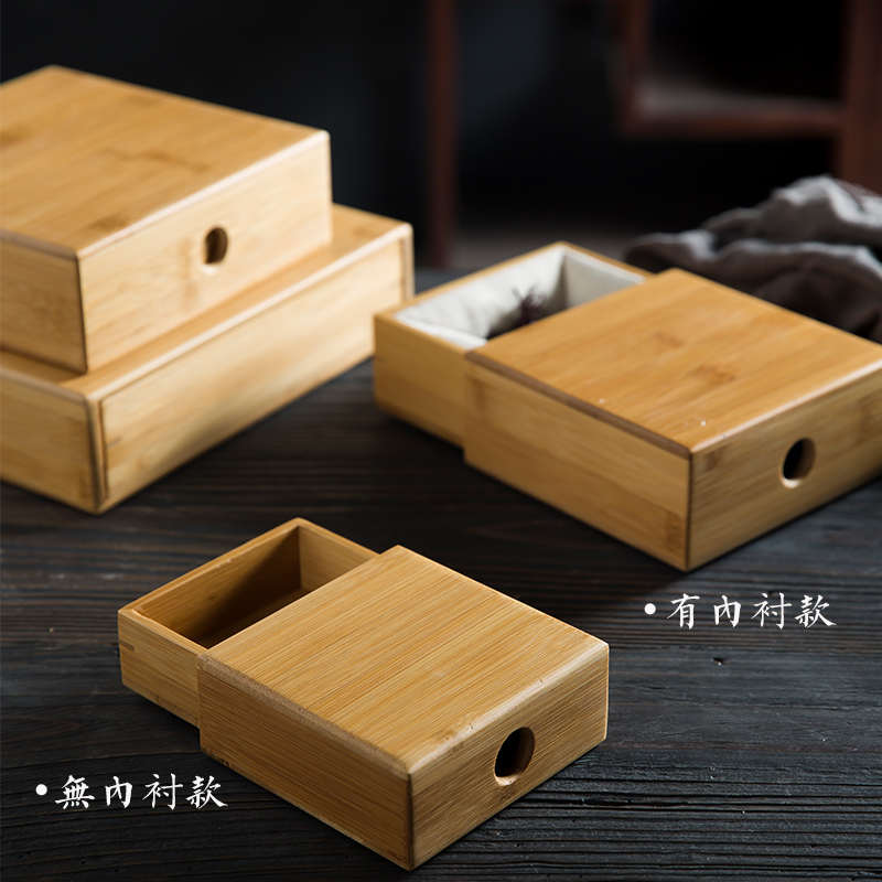 礼盒定做木盒首饰定制瓷盘空盒礼品礼盒饼竹盒普洱茶抽屉收纳包装