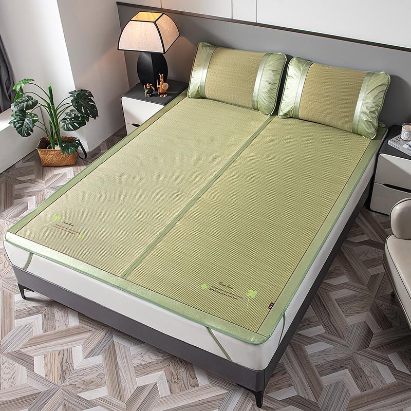 马太太草席1.8米可折叠天然蔺草席1.5夏季学生宿舍单双人加厚凉席