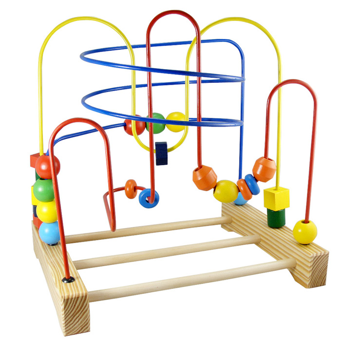 特大绕珠串珠婴儿童益智小孩玩具1-3岁宝宝礼物女孩男童玩具绕珠