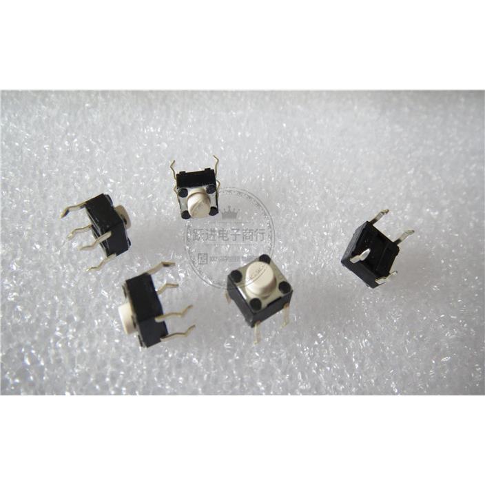 进口日本HDK 6*6*5轻触开关4脚直脚6X6X5MM电磁炉按键微动开关
