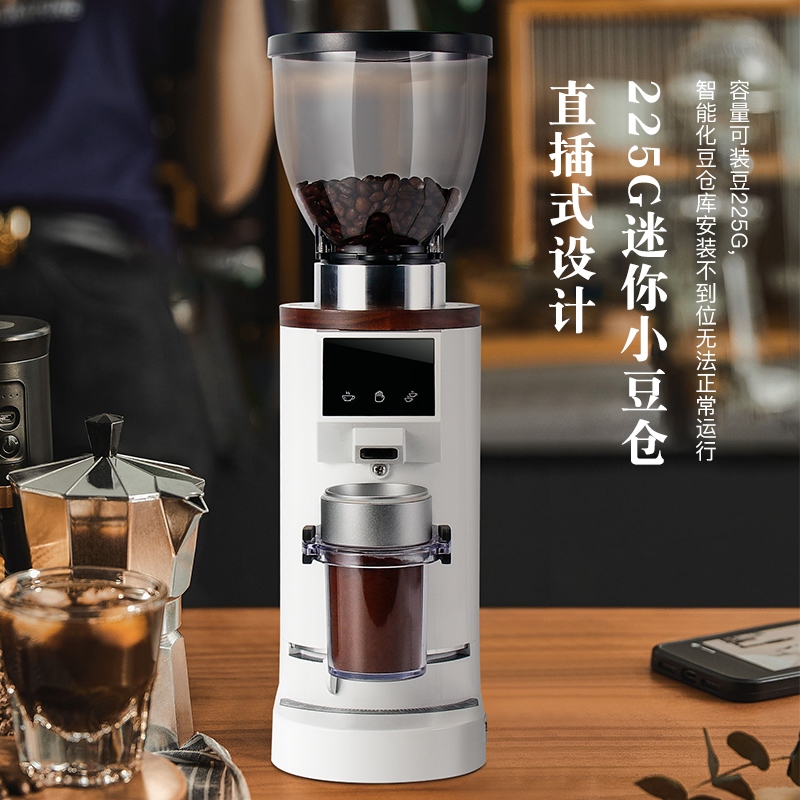 新品兰其亚DF64E意式定量磨豆机商用电动咖啡豆研磨机家用打豆机