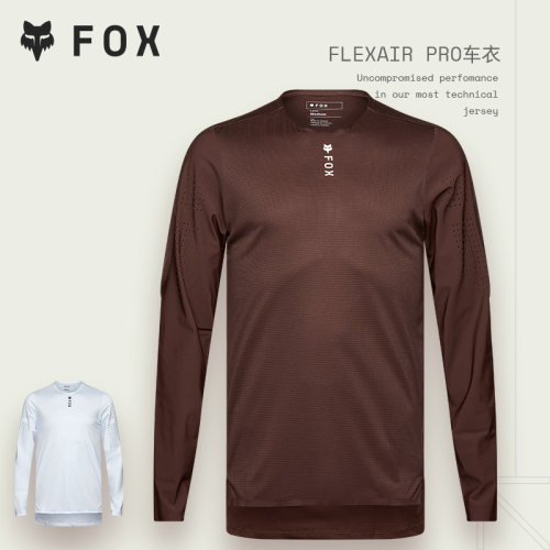 新款FOX美国FLEXAIR PRO车衣长袖骑行山地车衣男款春秋季修身通风