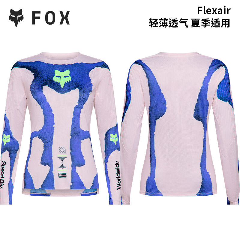 女士美国FOX Awareness限量款山地车骑行服夏季透气速降车衣车裤