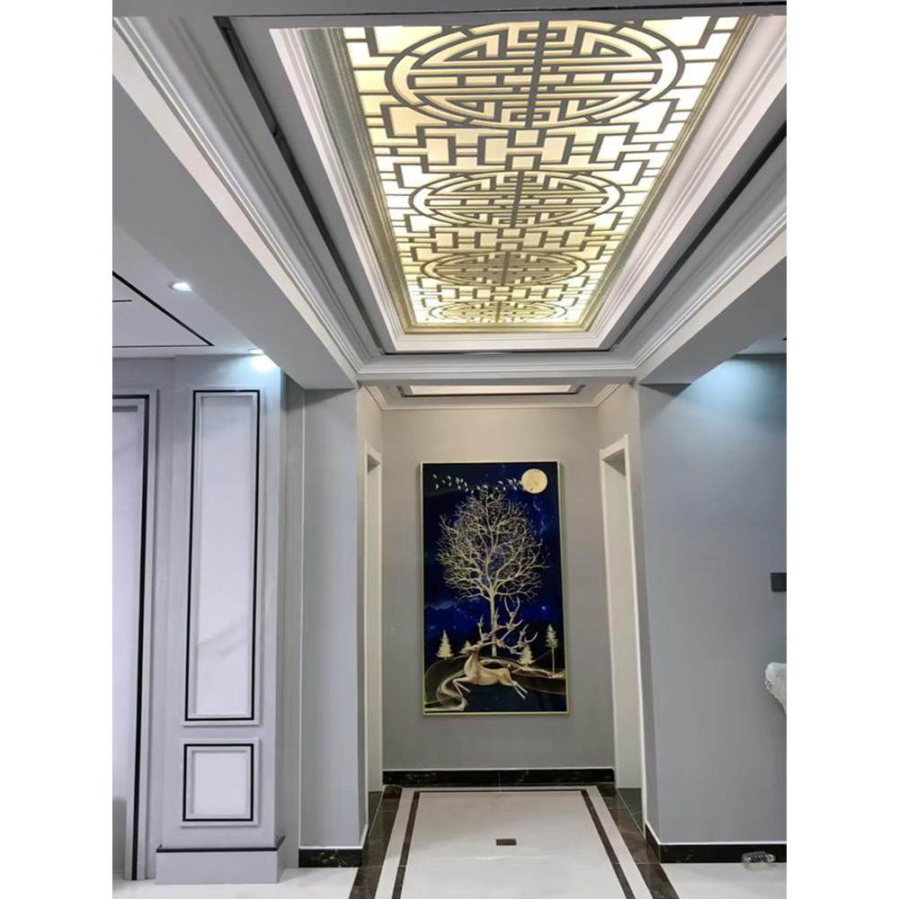 PVC镂空雕花板 欧式花格吊顶木塑板客厅密度板隔断玄关背景墙屏风,基础建材,通花板,淘宝优惠券,粉丝福利购,淘宝优惠卷