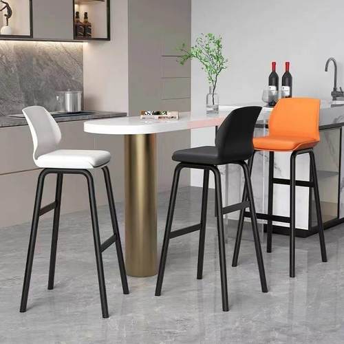 斯堪的纳维亚家用高凳锻铁吧台椅高背吧台椅吧台凳家具厂家直销[