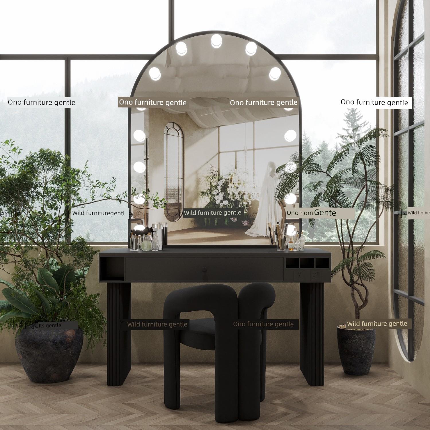 高端照相馆婚纱店专业化妆台配轻网红美容院彩妆店化妆师专用化妆